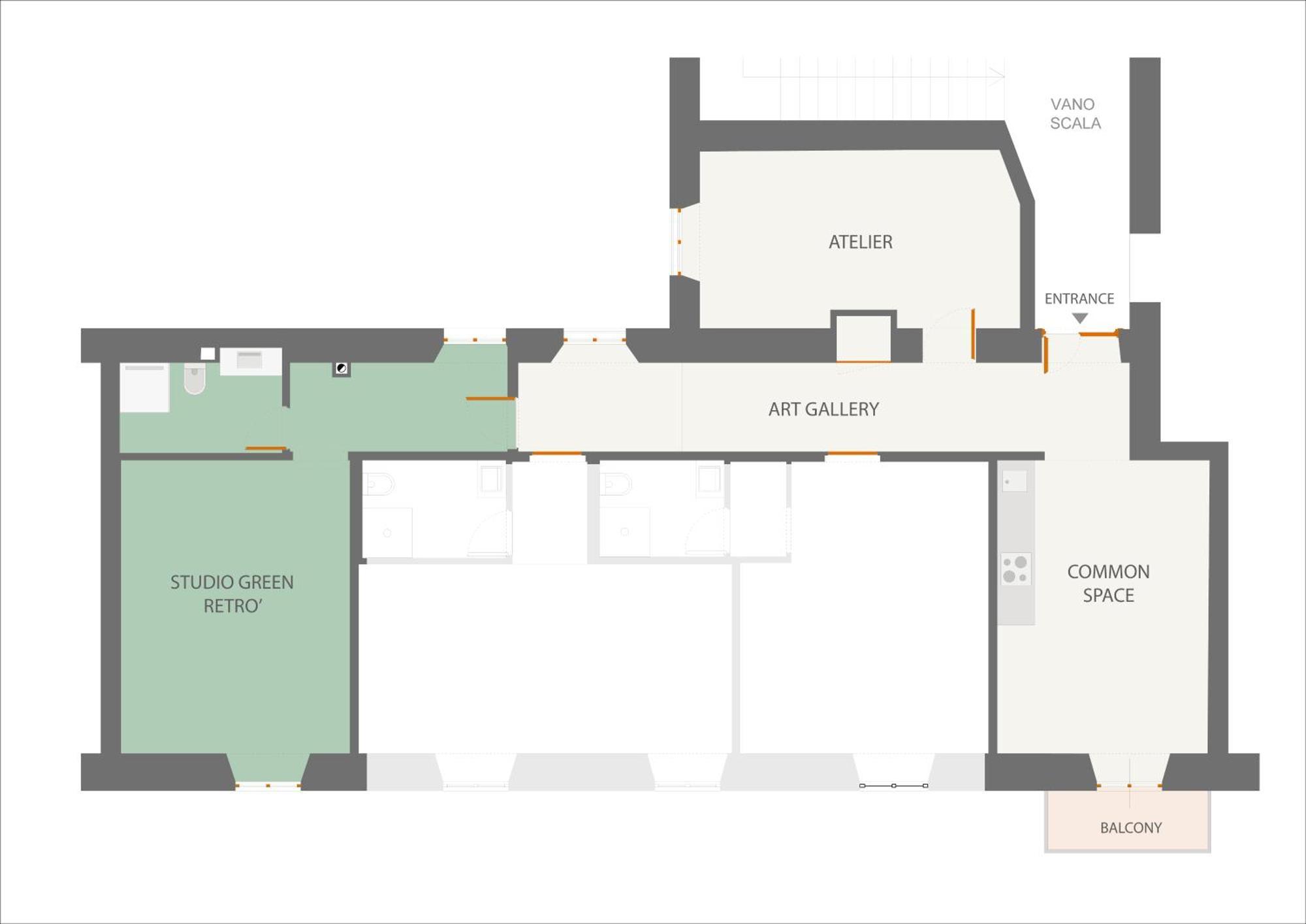 Art Lab Residence Rome Kamer foto